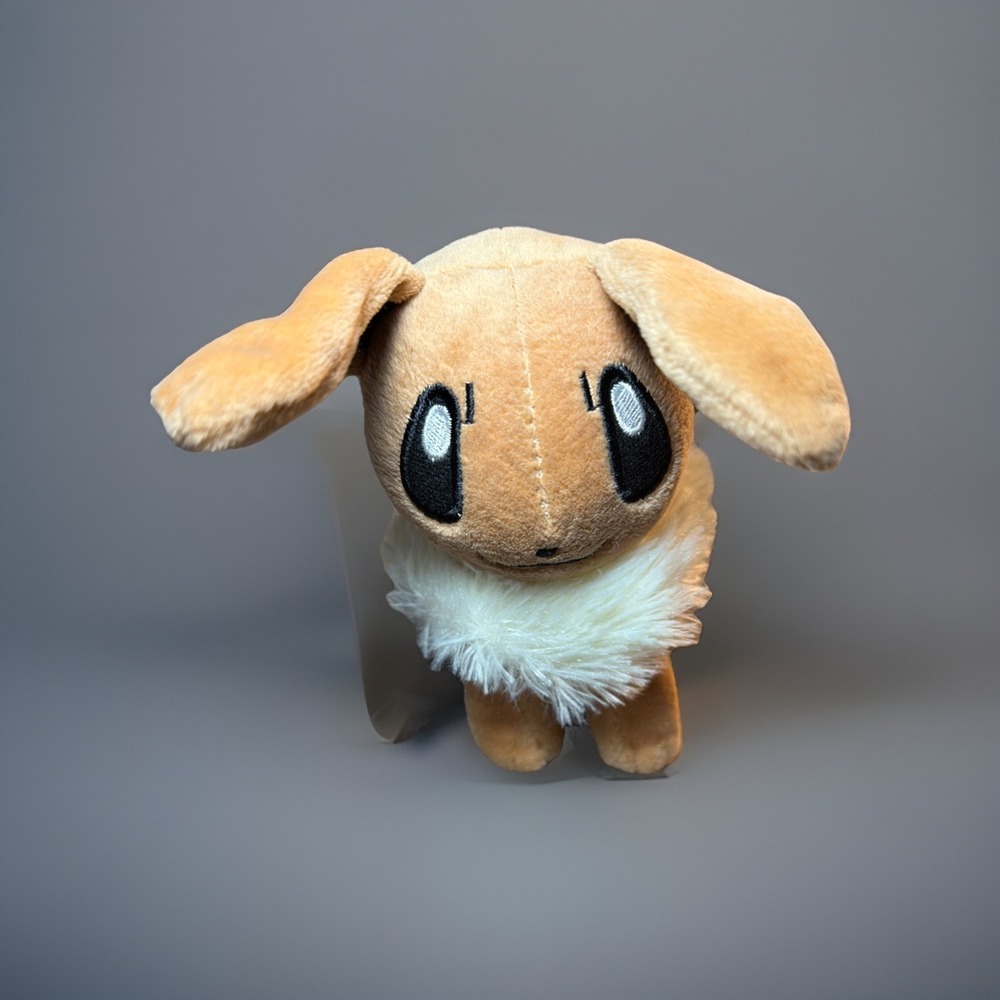 2007 Pokemon Center Eevee Plush 7" Stuffed Toy Nintendo
